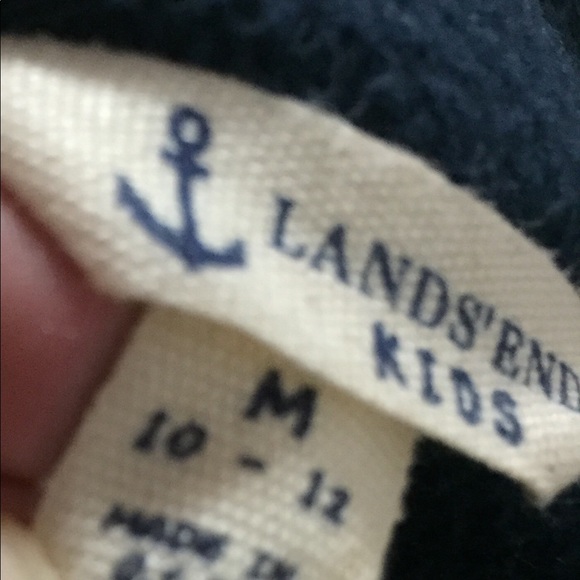 Lands’  End fleece pea coat size 10-12 - Picture 3 of 3